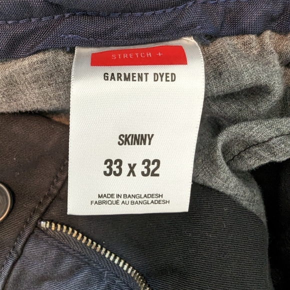 33x32 Men's Skinny Black Khaki by Express - Picture 3 of 3